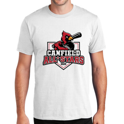 11U Canfield All-Stars White Adult Tee Thumbnail