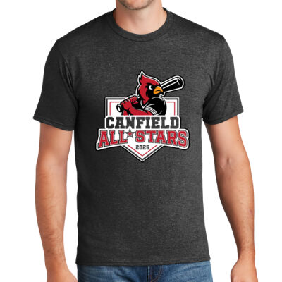 11U Canfield All-Stars Dark Heather Grey Adult Tee Thumbnail